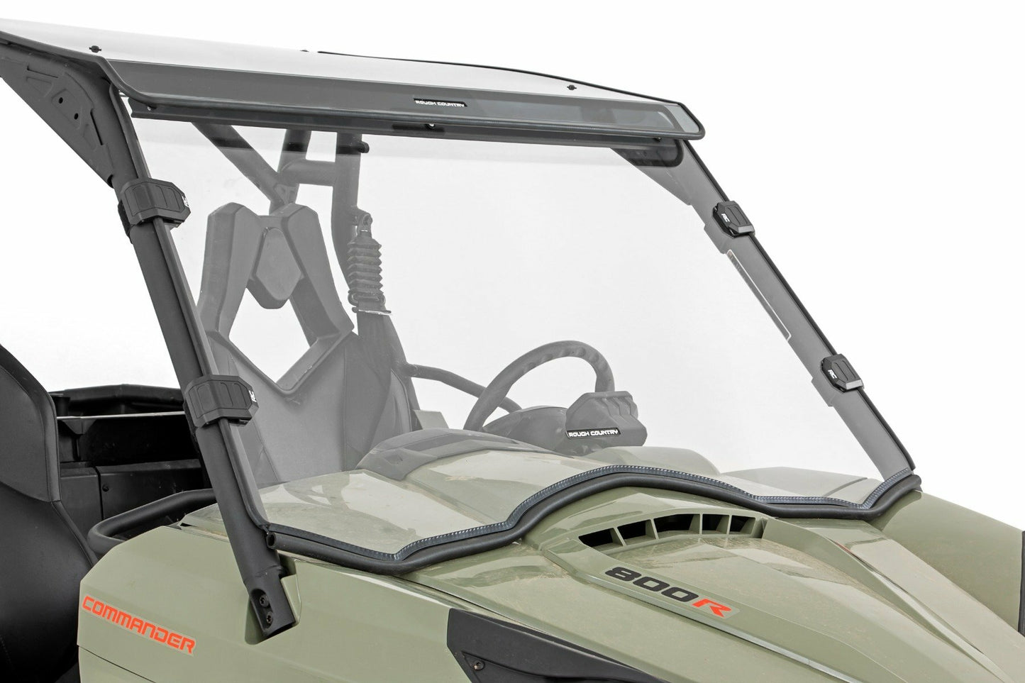 Fits Can-Am Commander 1000 Full Windshield; Scratch Resistant; 98112030