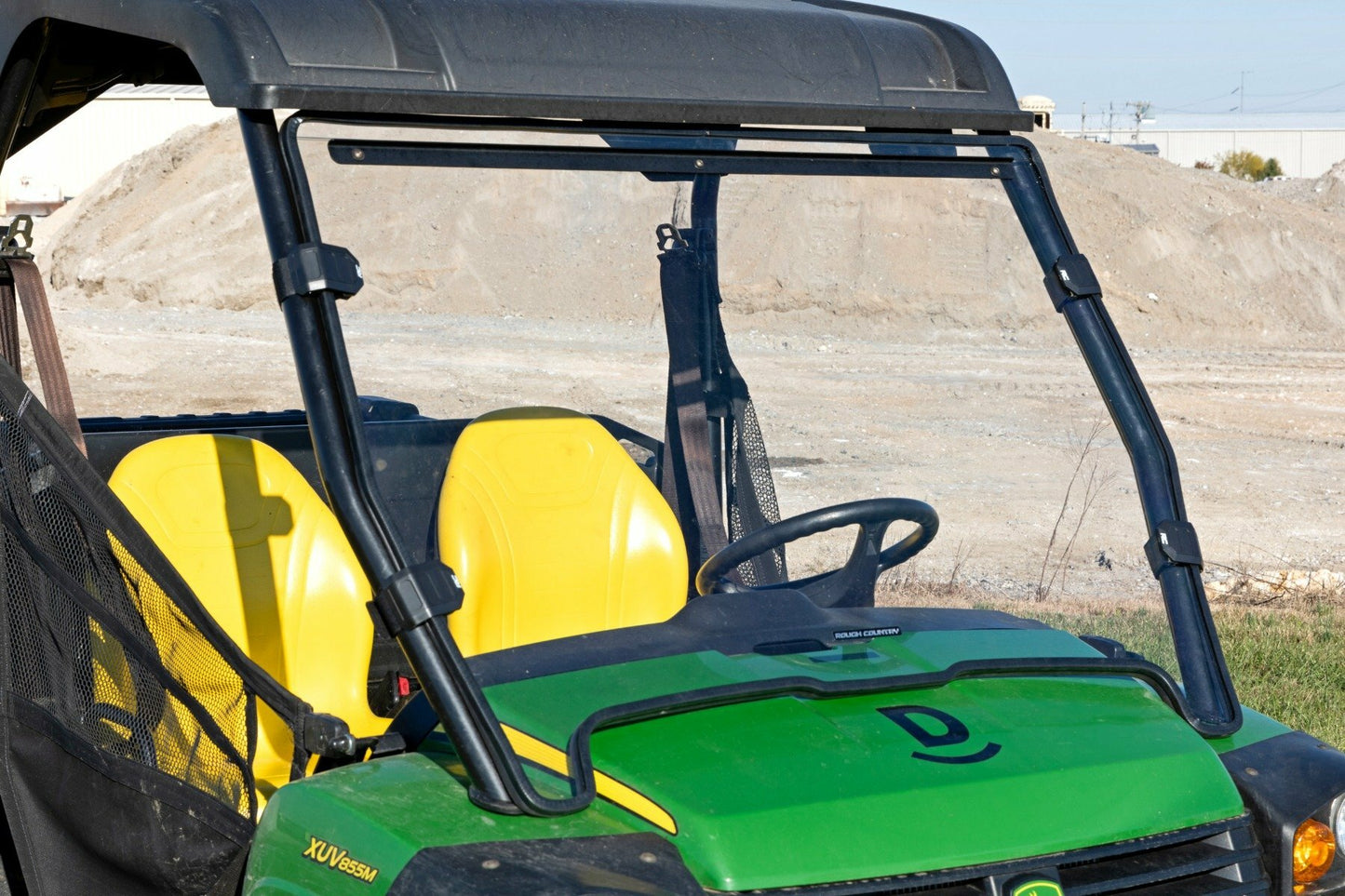 Fits John Deere Gator 825i Full Windshield; Scratch Resistant; 98122270