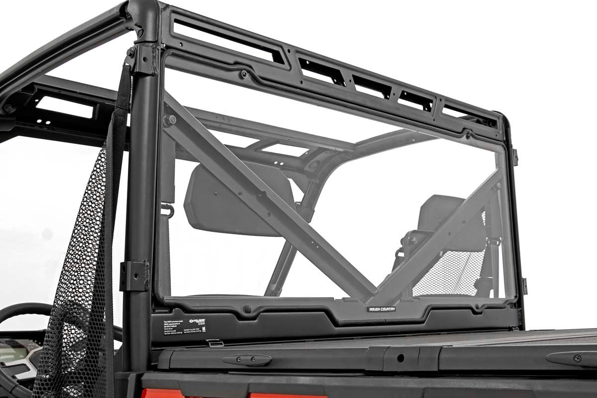 Fits Polaris Ranger XP 1000 Rear Panel; Scratch Resistant; 98132012