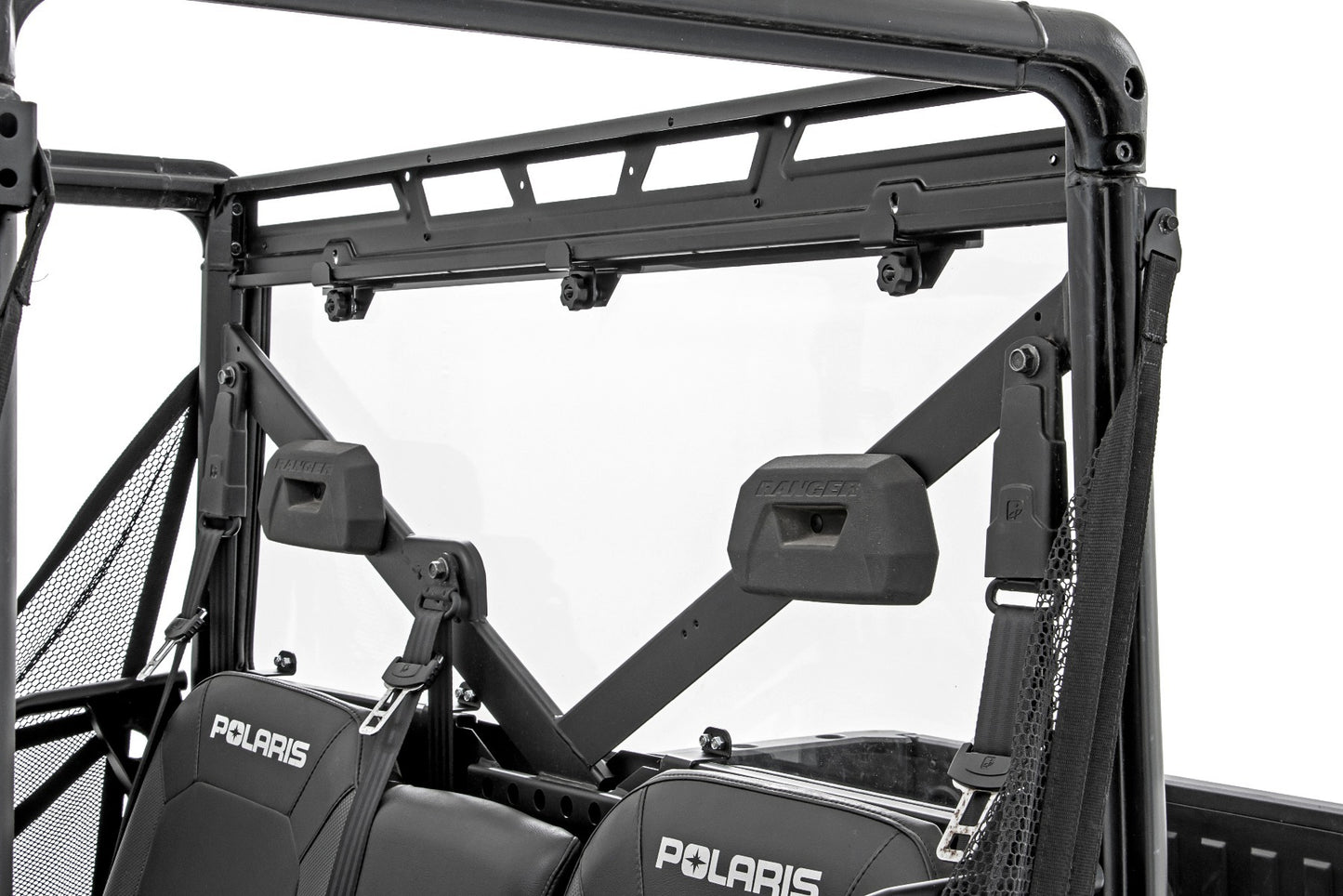 Fits Polaris Ranger XP 1000 Rear Panel; Scratch Resistant; 98132012