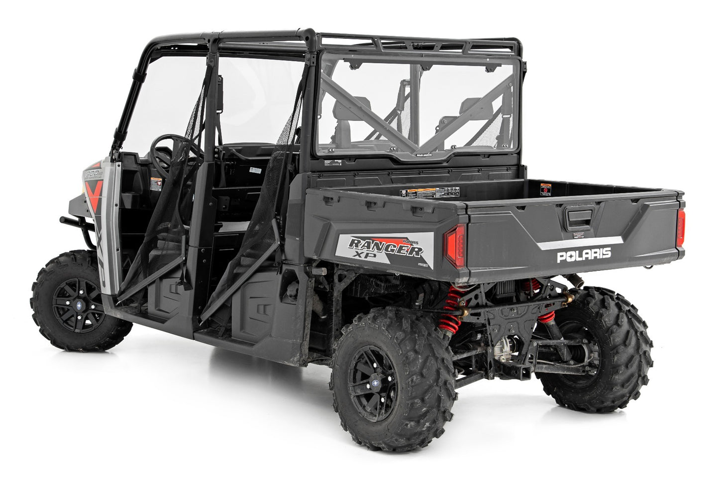 Fits Polaris Ranger XP 1000 Rear Panel; Scratch Resistant; 98132012