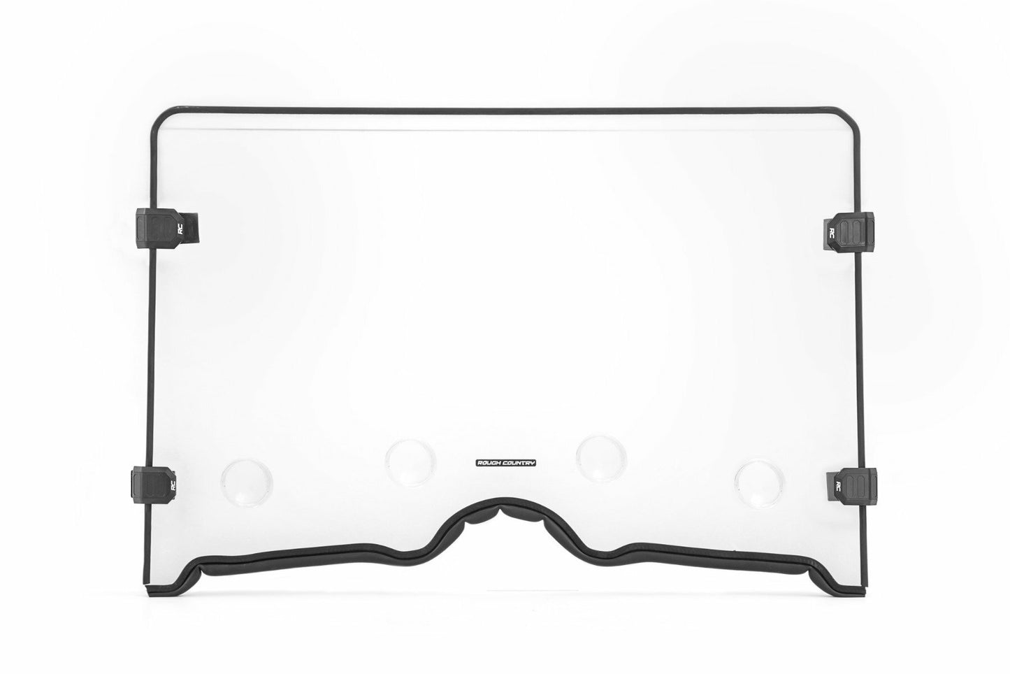 Fits Yamaha Rhino Vented Full Windshield; Scratch Resistant; 98241240