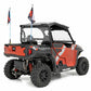 Fits Polaris General Vented Full Windshield; Scratch Resistant; 98262010