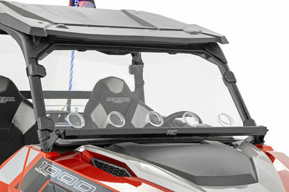 Fits Polaris General Vented Full Windshield; Scratch Resistant; 98262010