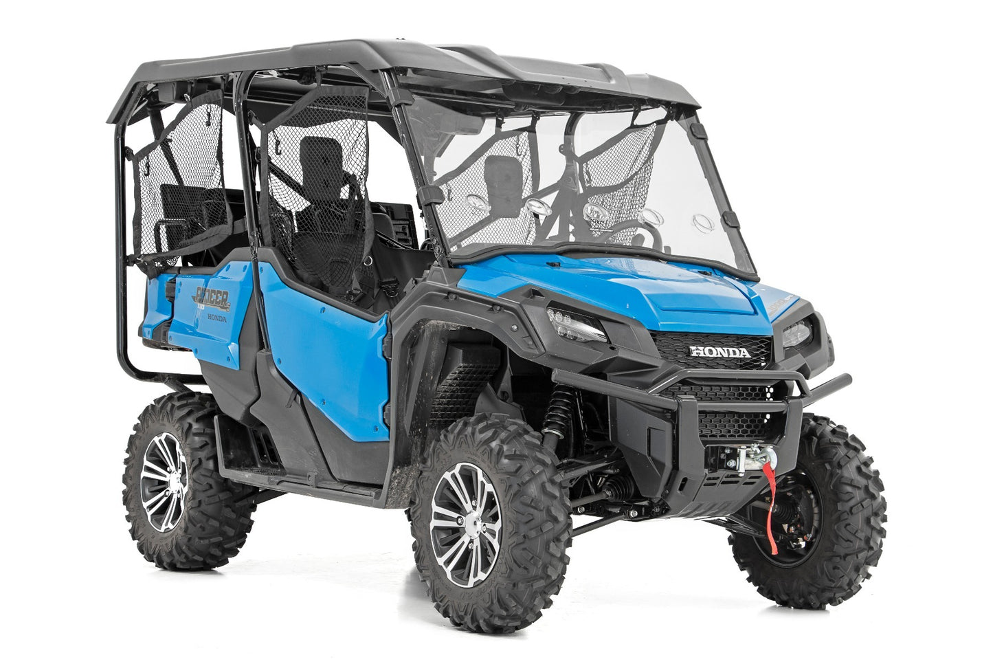 Fits Honda Pioneer 1000 Vented Full Windshield; Scratch Resistant; 98262020