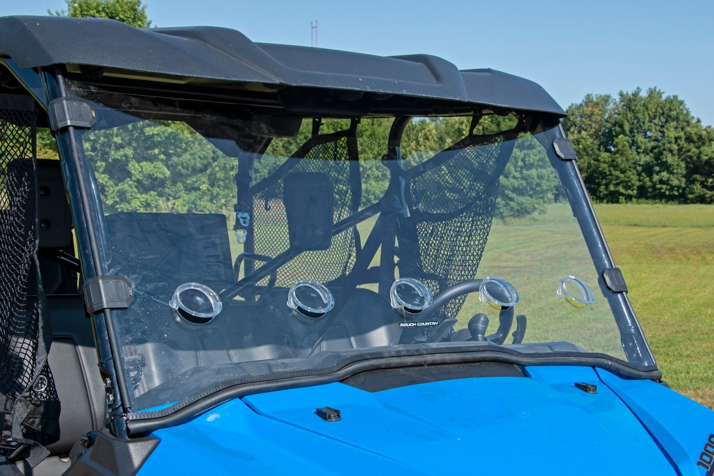 Fits Honda Pioneer 1000 Vented Full Windshield; Scratch Resistant; 98262020