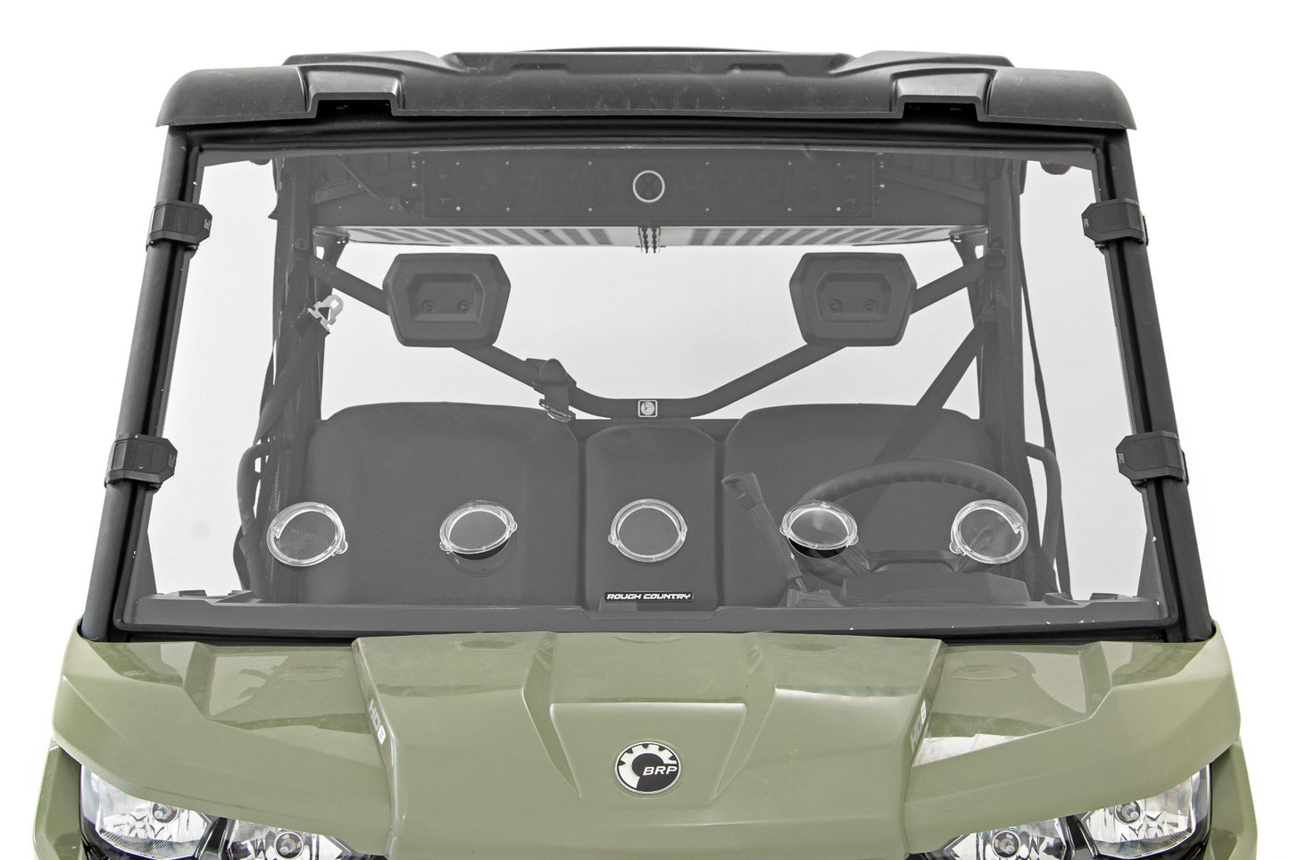 Fits Can-Am Defender HD 5/8/9/10 Vented Full Windshield Scratch Resist 98262030