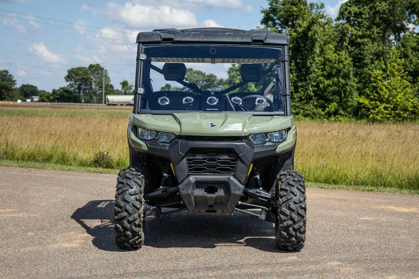 Fits Can-Am Defender HD 5/8/9/10 Vented Full Windshield Scratch Resist 98262030