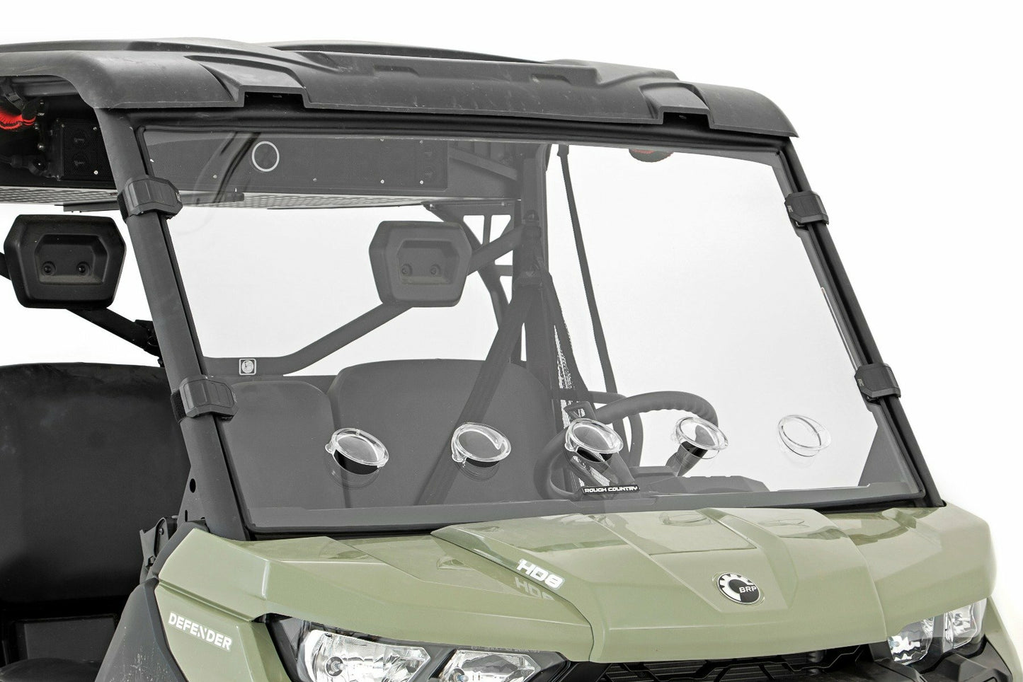 Fits Can-Am Defender HD 5/8/9/10 Vented Full Windshield Scratch Resist 98262030