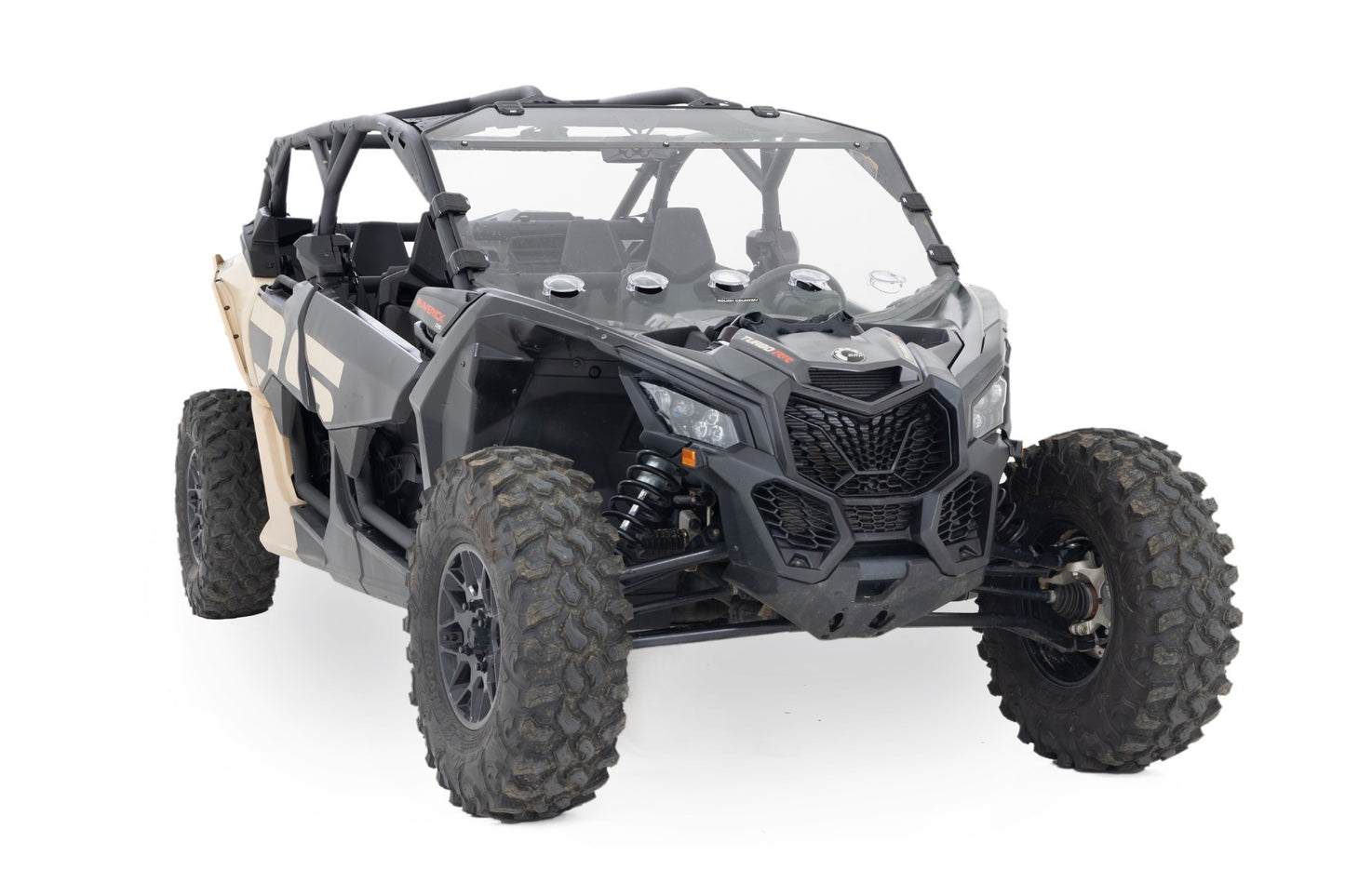 Fits Can-Am Maverick X3 Vented Full Windshield; Scratch Resistant; 98272030