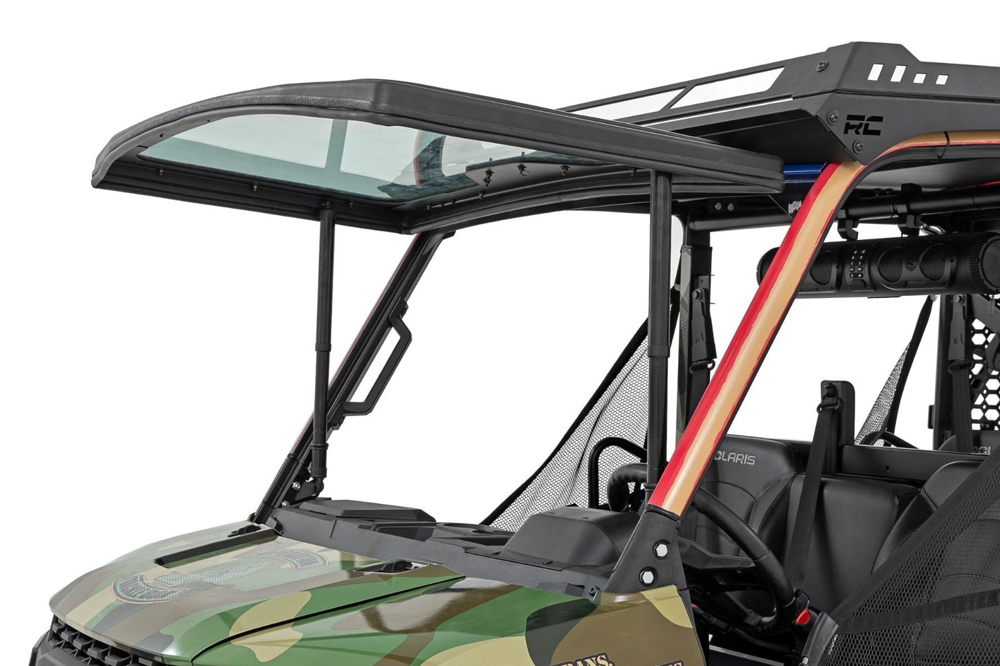 Rough Country Electric Tilt Windshield - Glass - Polaris Ranger XP 1000 - 98417221