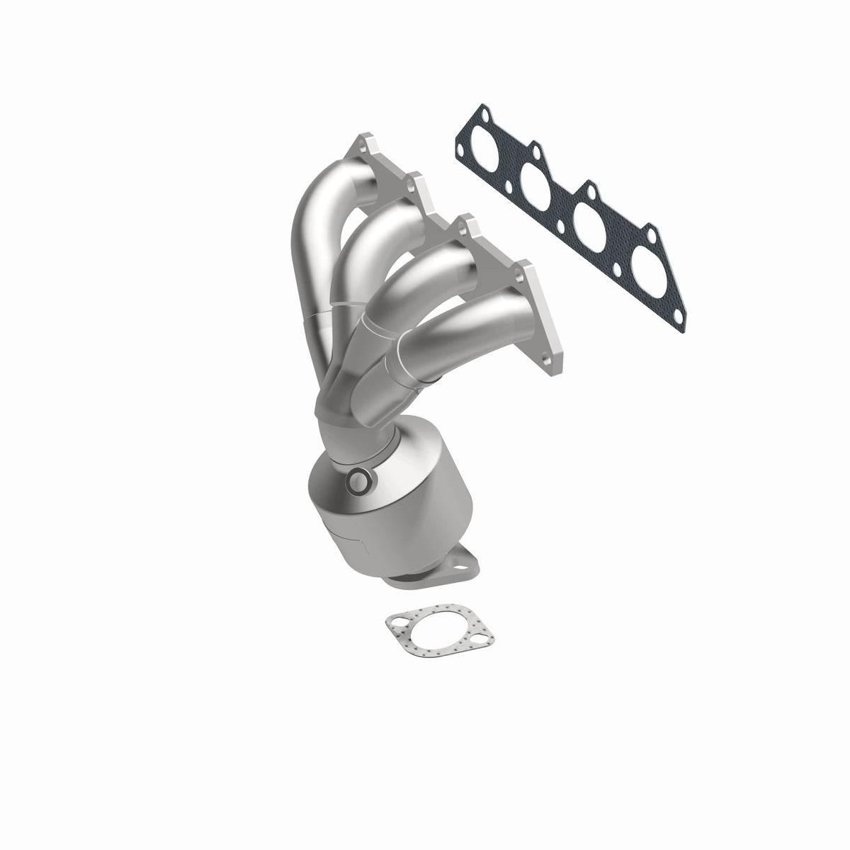 Catalytic Converter with Integrated Exhaust Manifold for HM Grade Federal / EPA Compliant Direct-Fit Manifold Catalytic