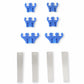 Mr. Gasket Standard Wire Loom Kit - Chrome / Blue - 9881
