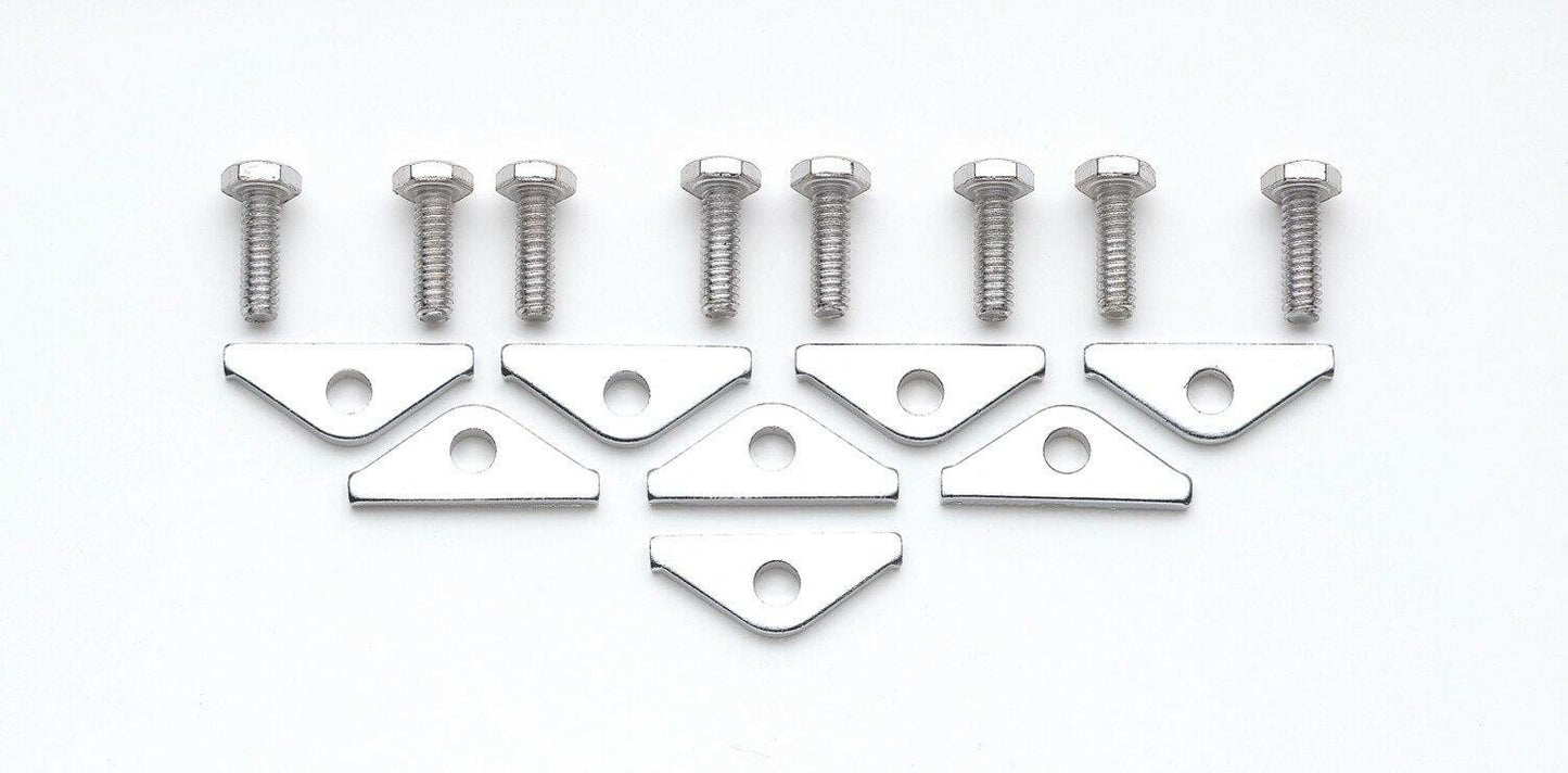 Mr. Gasket Chrome Valve Covers Clamps & Bolts - Chrome - 9887