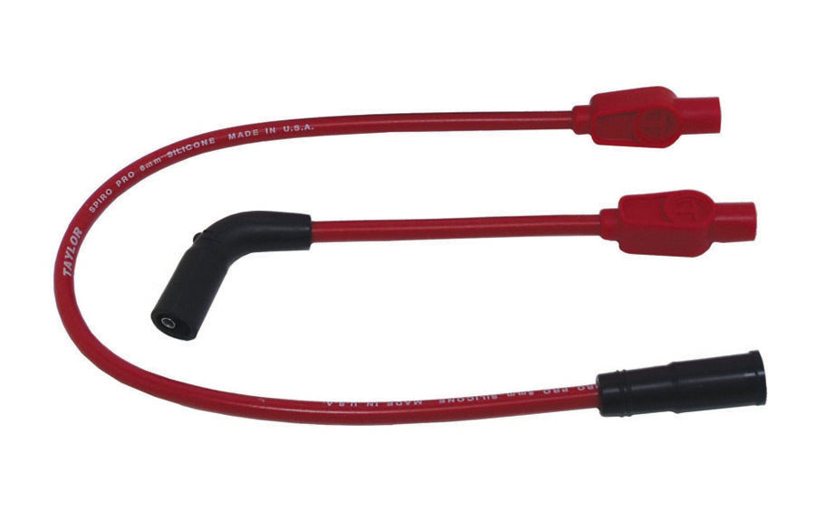 Spark Plug Wire Set 1999-2011 Harley-Davidson 8mm Silicone Spiro Pro 180? 10233