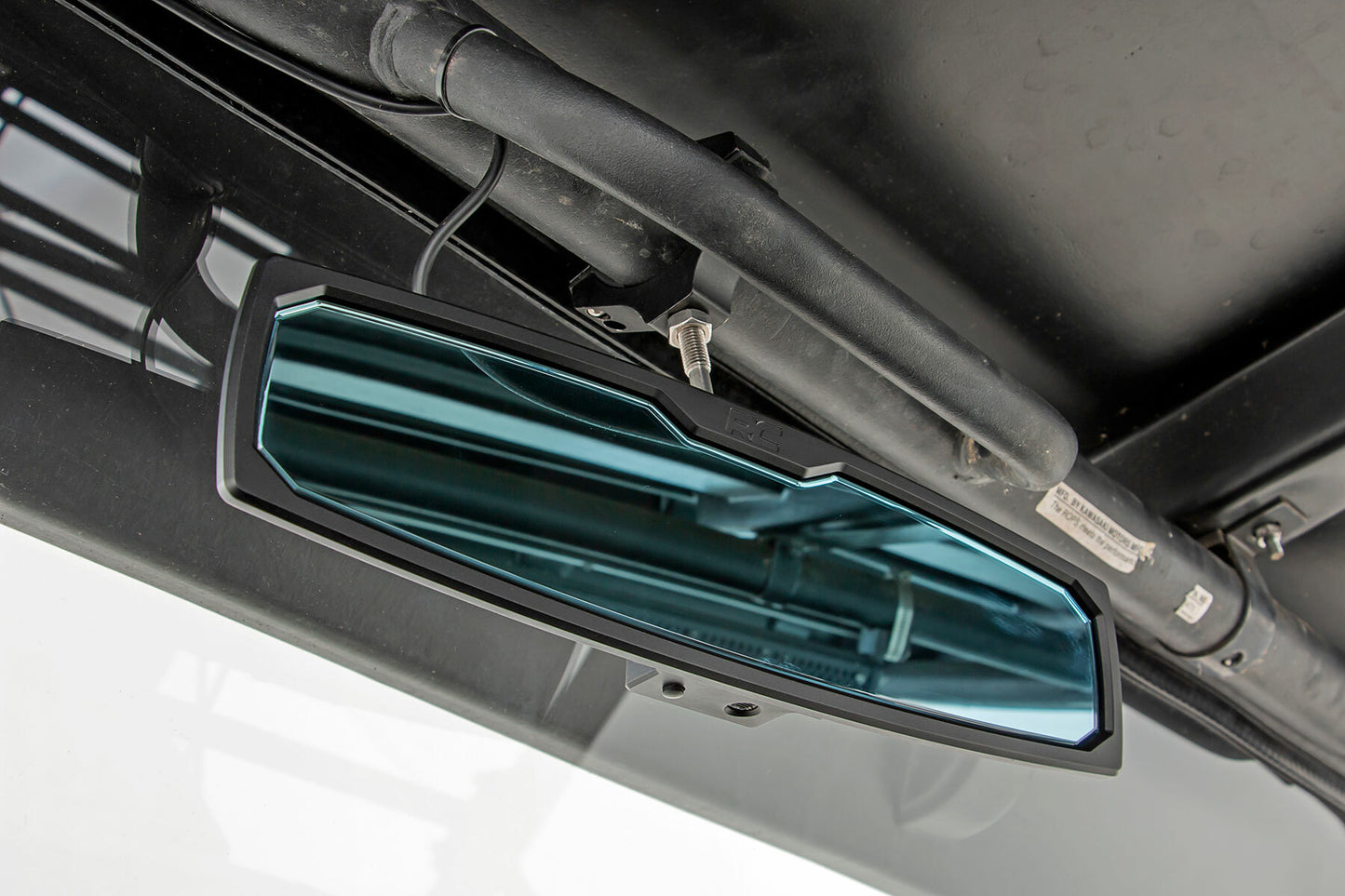 UTV Aluminum Rear View Mirror; Dome Light; 12"; 1.75-2" Mount 99007A