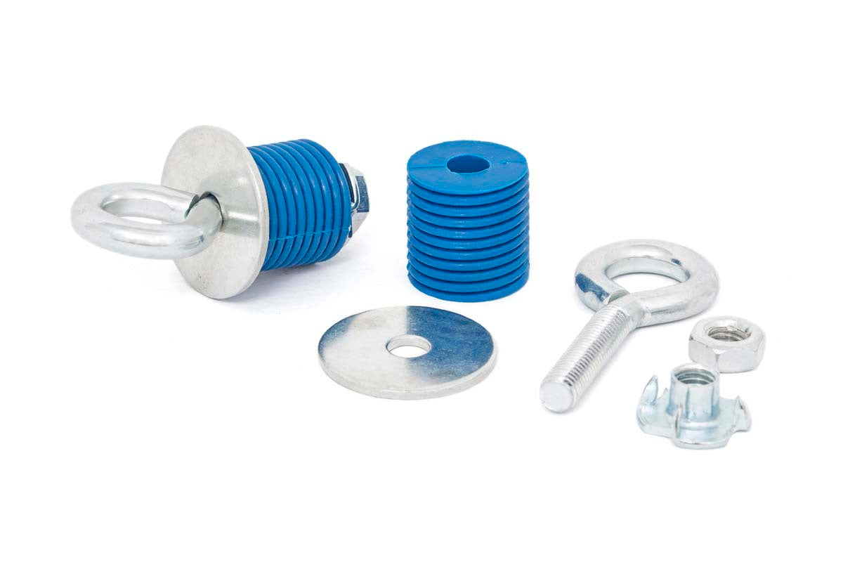 Fits Polaris RZR 570/RZR XP 1000 Bed Tie Down Kit; 1" Diameter; 5 Pieces; 99011