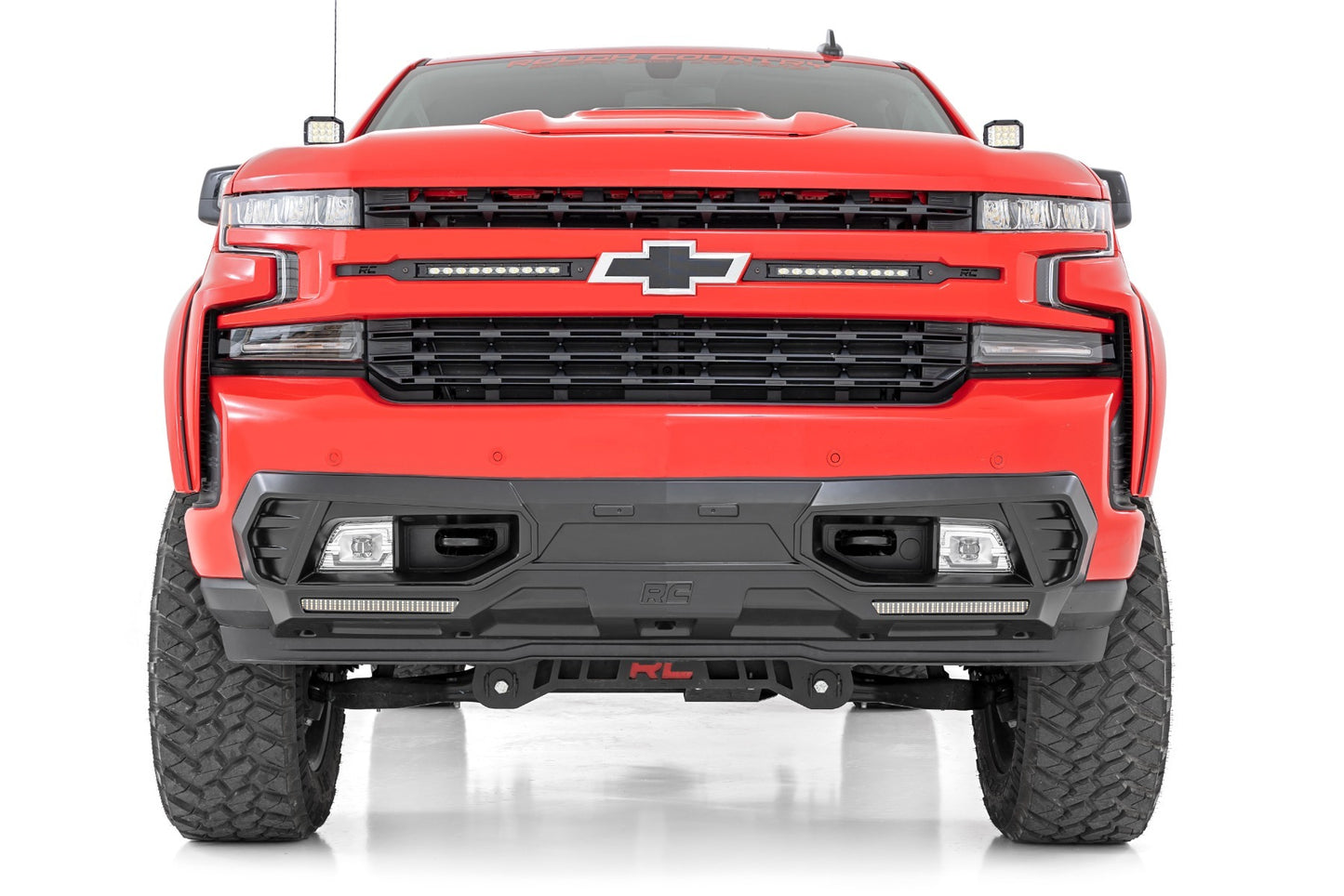 Fits Chevy Silverado 1500 2&4WD (2019-2022) Front Bumper Fascia Cover Kit; 99028