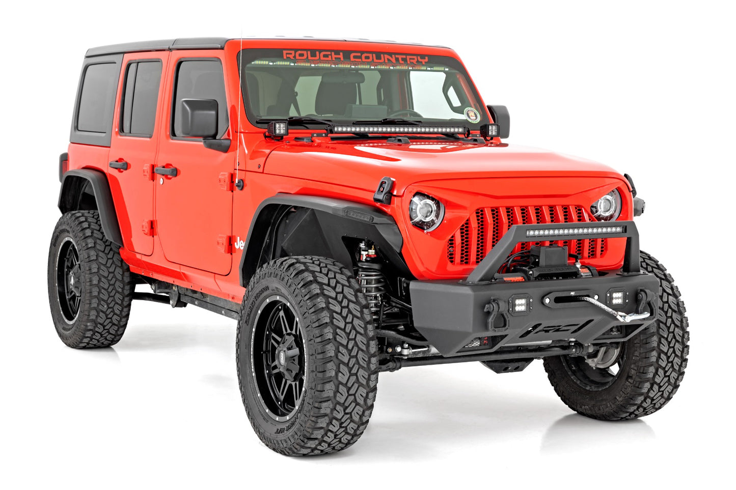 Fits Wrangler JL(18-24) High Clearance LED Flat Fender Flare UV Treated 99036