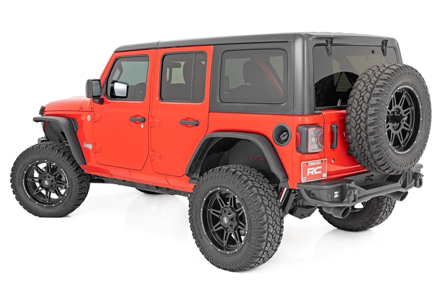 Fits Wrangler JL(18-24) High Clearance LED Flat Fender Flare UV Treated 99036