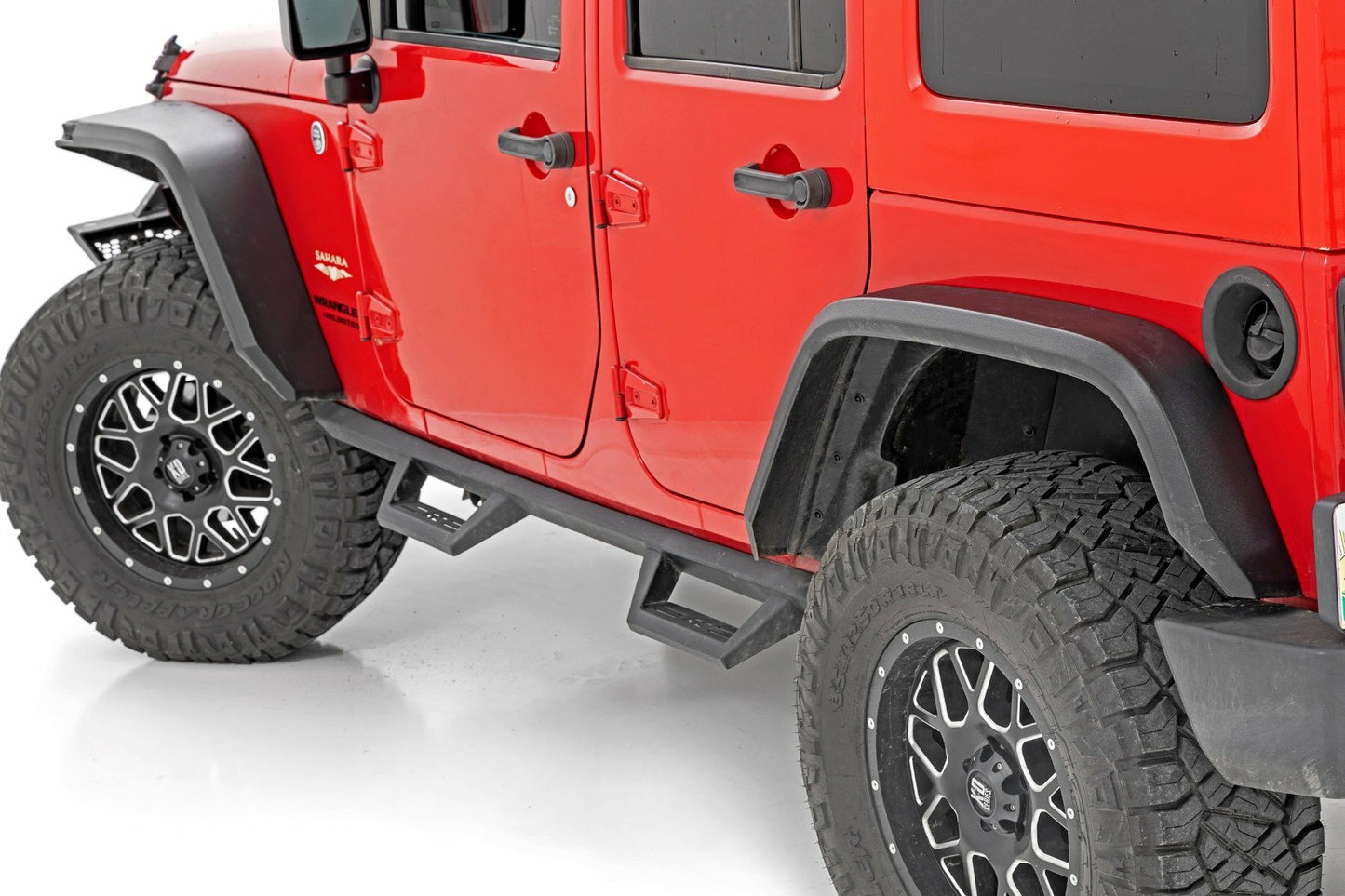 Fits Wrangler JK(07-18) High Clearance LED Flat Fender Flare UV Treated 99037