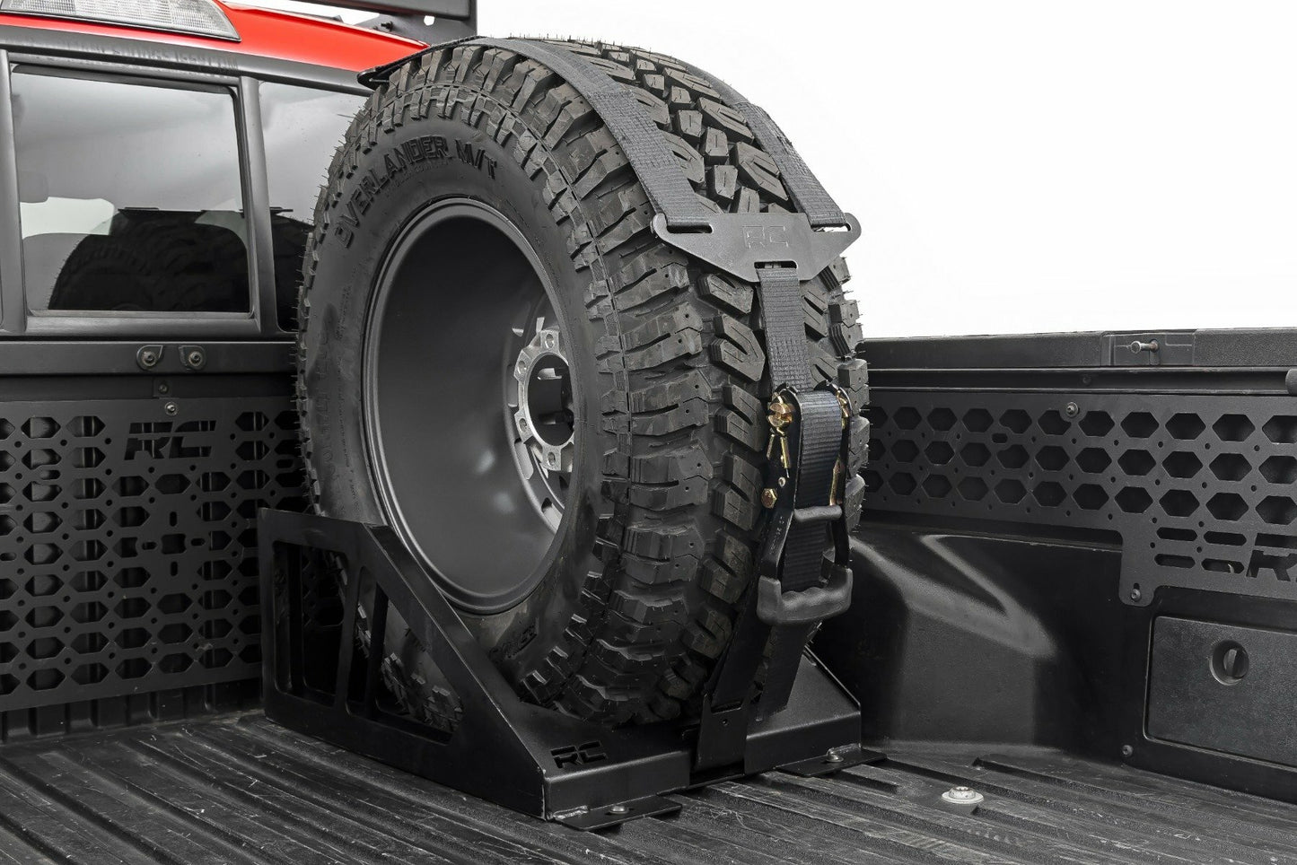 Fits Multiple Make(Chevy/Dodge/GMC) Bed Mount Spare Tire Carrier Universal 99073