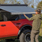 Retractable Roof Rack Awning; 6'6" x 9'8" (Fits Trucks & SUVs) 99081