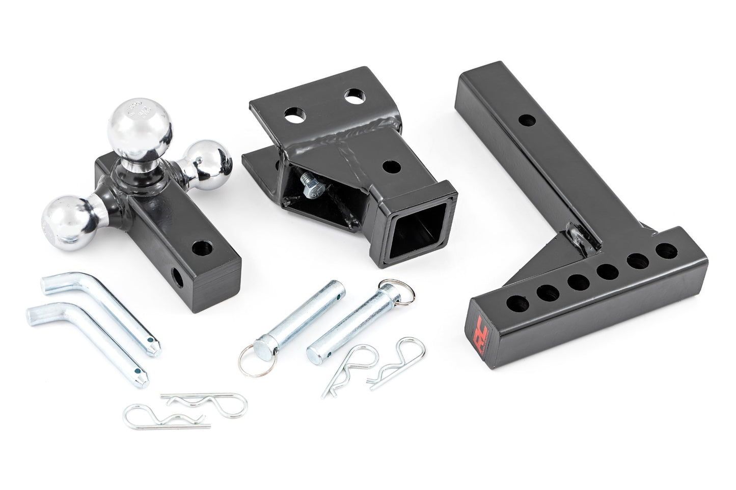 Adjustable Trailer Hitch; 6" Drop; Multi-Ball Mount; Fits 2" Receiver 99100