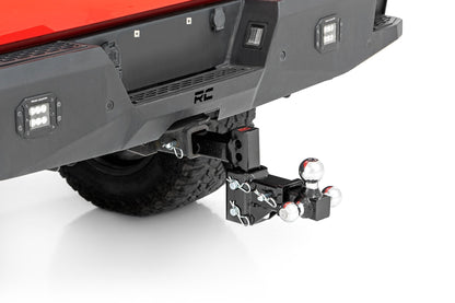 Adjustable Trailer Hitch; 6" Drop; Multi-Ball Mount; Fits 2" Receiver 99100