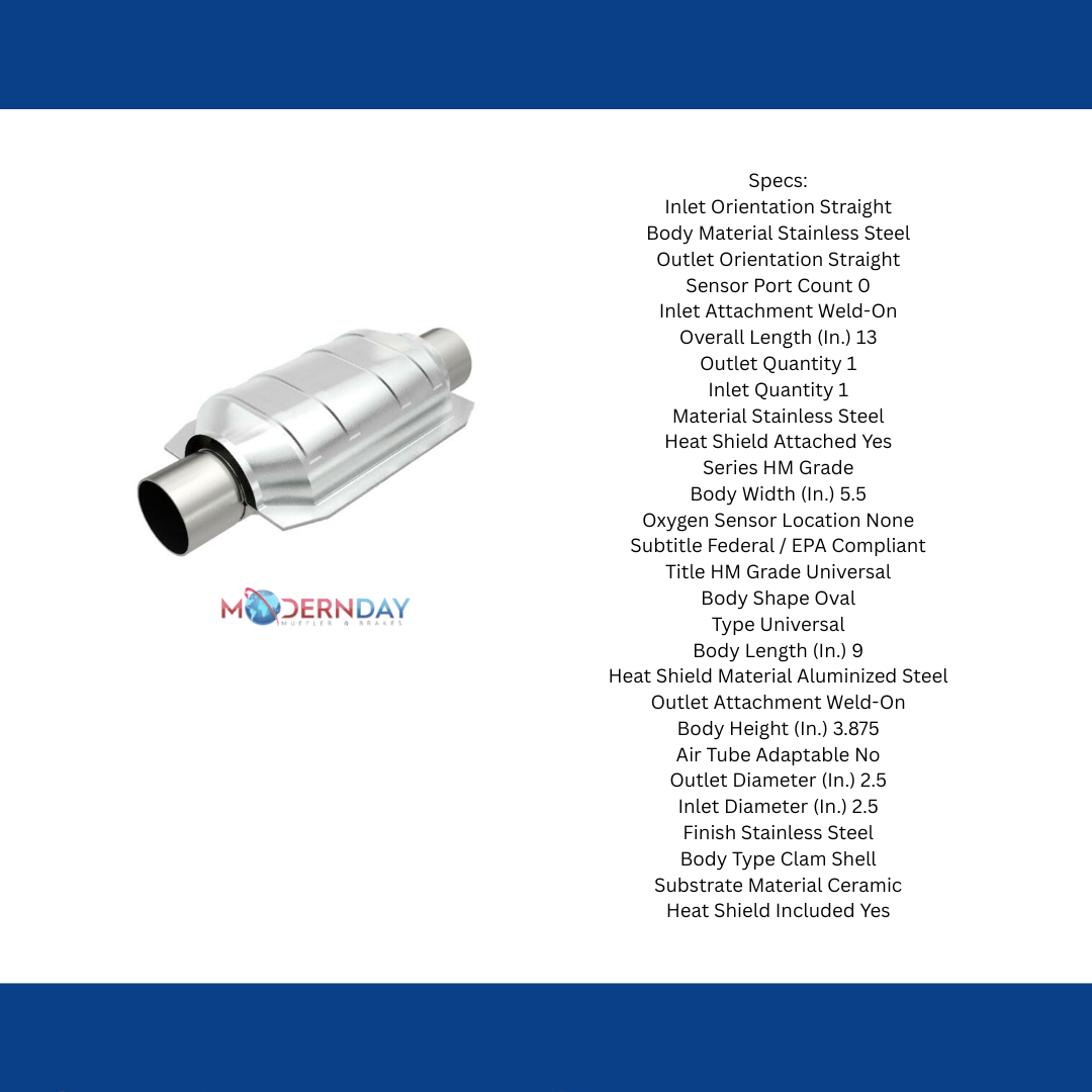 2009-2010 Cadillac Escalade Universal Catalytic Converter 2.5 99106HM Magnaflow