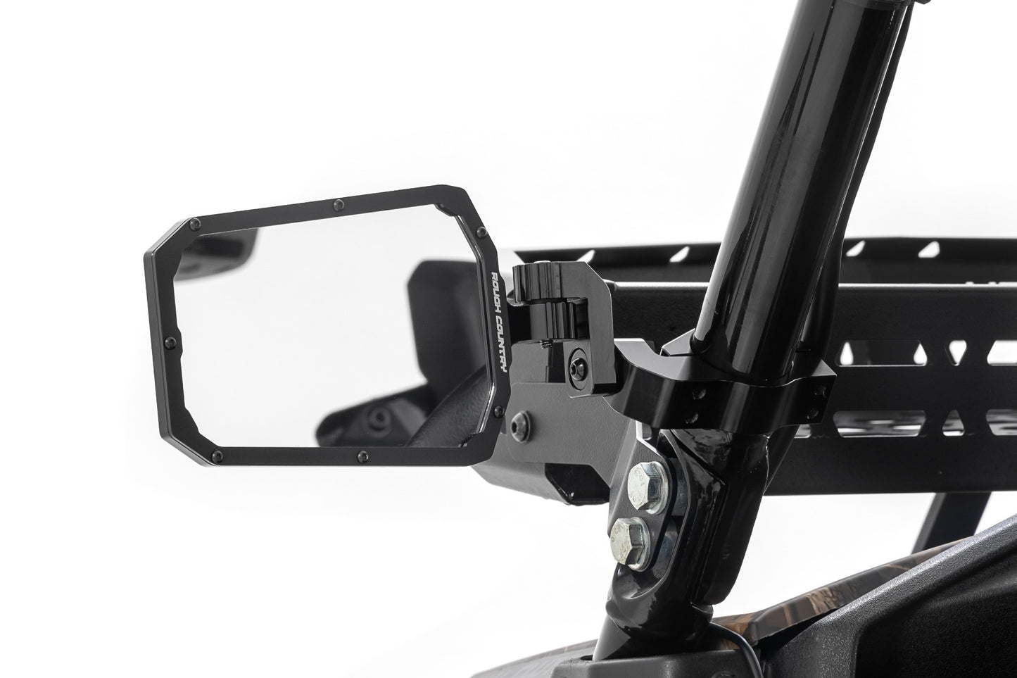 UTV Aluminum Side View Mirrors; Horizontal 99209