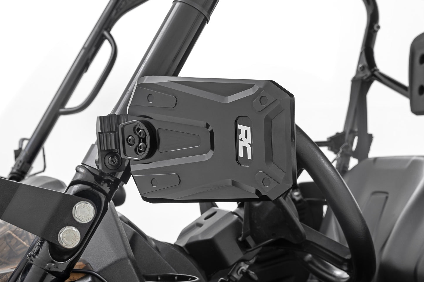 UTV Aluminum Side View Mirrors; Horizontal 99209