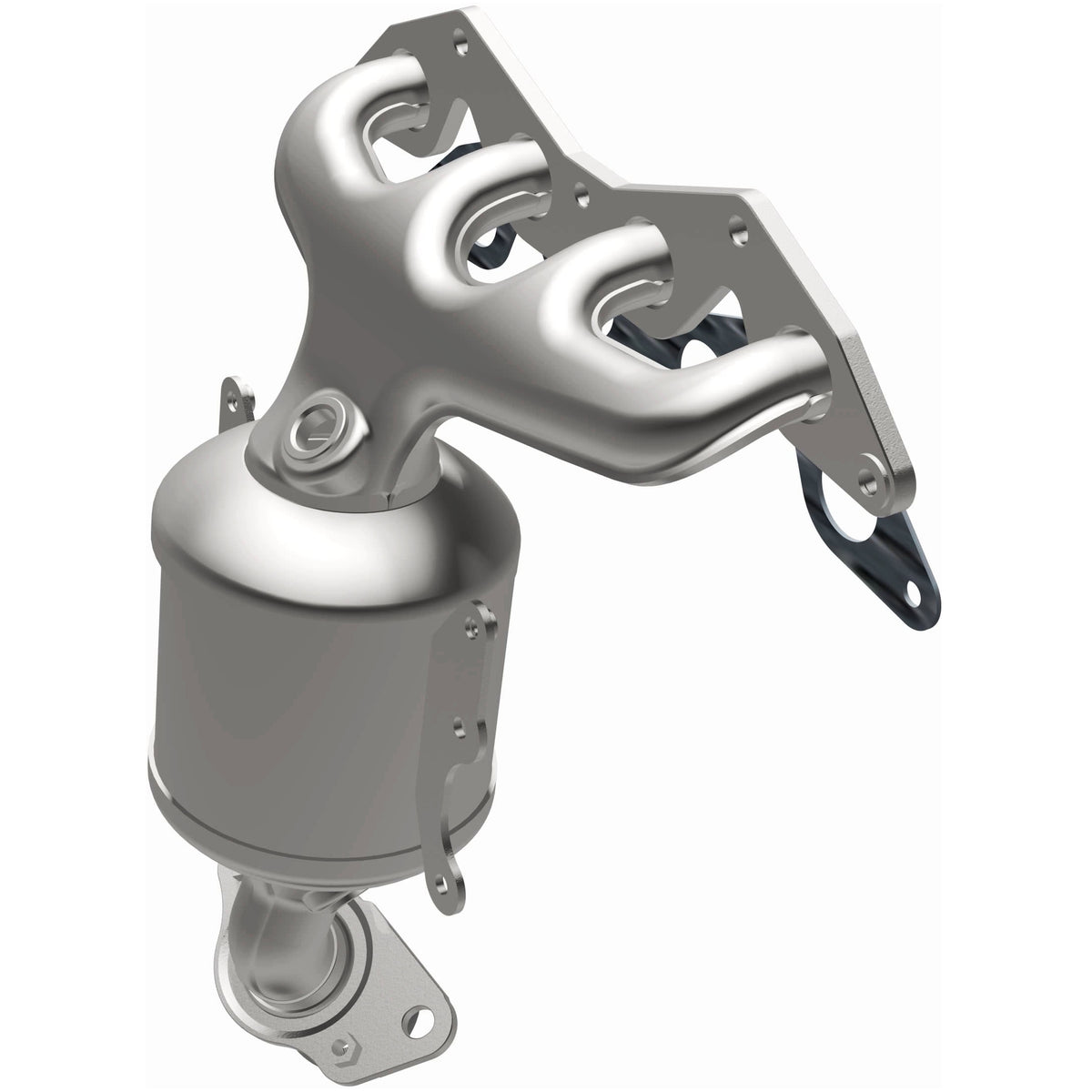 Catalytic Converter with Integrated Exhaust Manifold for HM Grade Federal / EPA Compliant Direct-Fit Manifold Catalytic