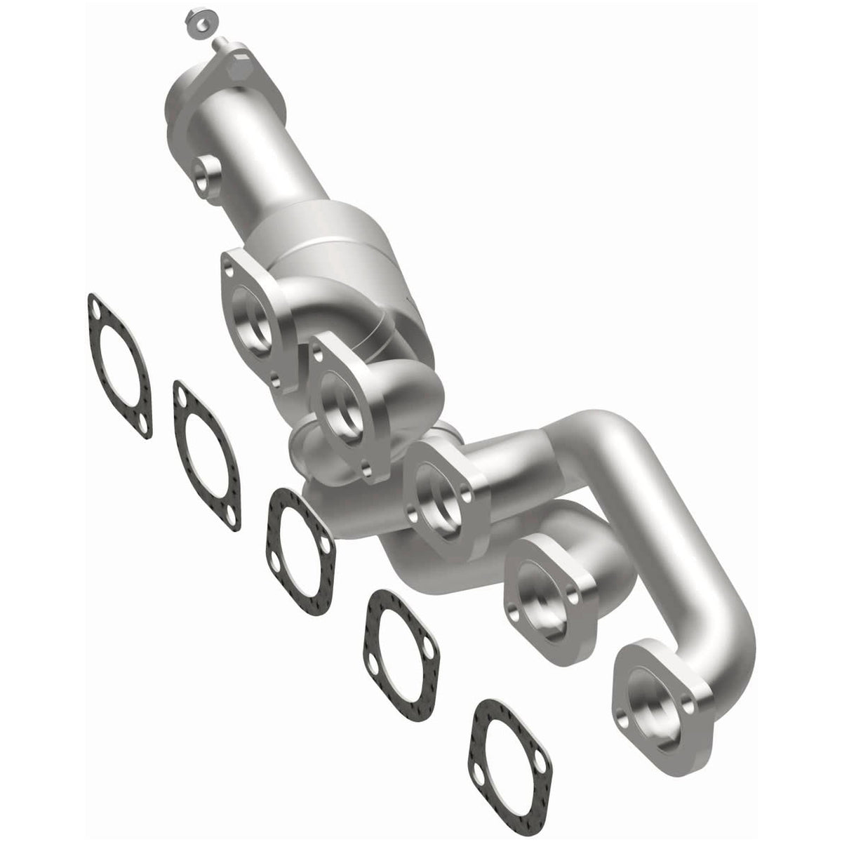 Catalytic Converter with Integrated Exhaust Manifold for HM Grade Federal / EPA Compliant Direct-Fit Manifold Catalytic