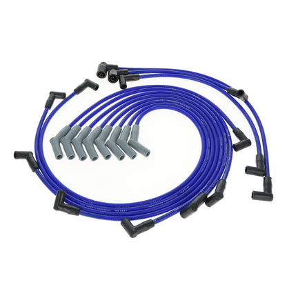 Spark Plug Wire Set Universal 8.2mm Silicone Thundervolt 40 ohm/ft Blue 84655