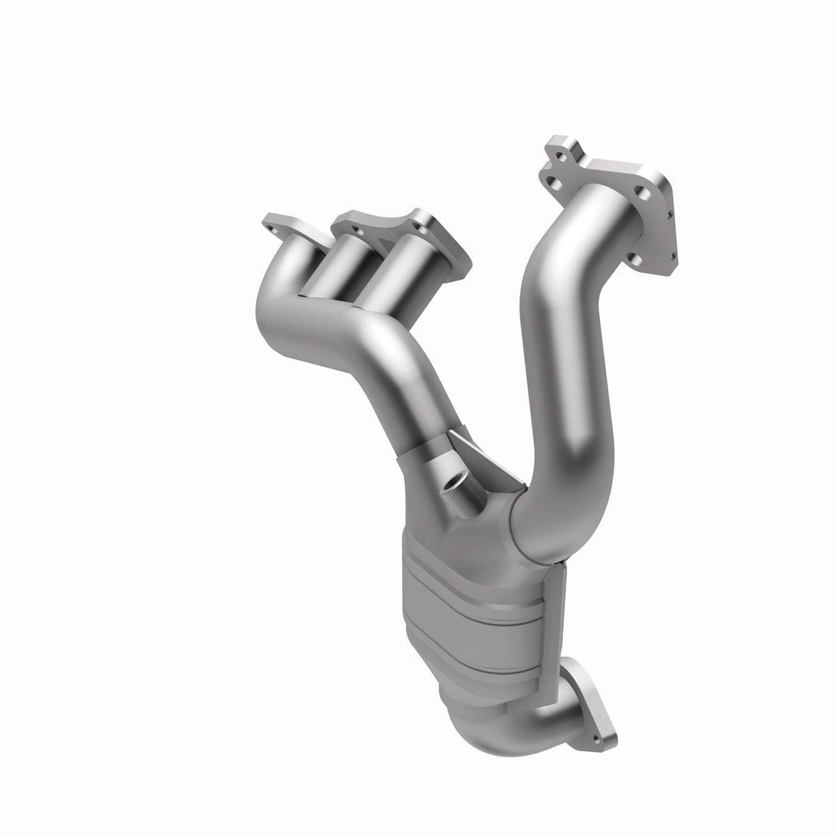 Catalytic Converter with Integrated Exhaust Manifold for HM Grade Federal / EPA Compliant Direct-Fit Manifold Catalytic