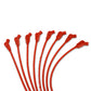 Spark Plug Wire Set Universal 8mm Silicone 135? 3500 ohm/ft Prowire Red 70253