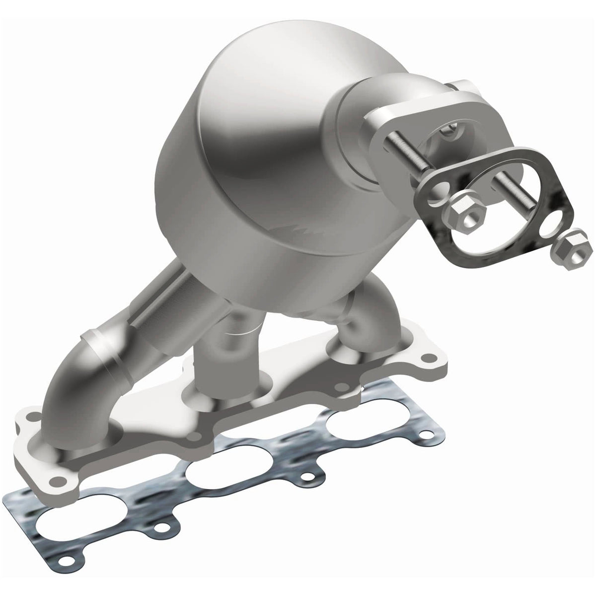 Catalytic Converter with Integrated Exhaust Manifold for HM Grade Federal / EPA Compliant Direct-Fit Manifold Catalytic