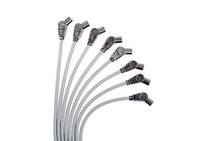 Spark Plug Wire Set Universal 8mm Silicone Spiro Pro 135? 350 ohm/ft Grey 53853