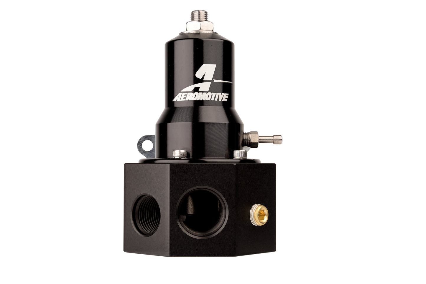 Fuel Pressure Regulator Adjustable Fuel Pressure Universal Fit Aeromotive 13110-BGPL