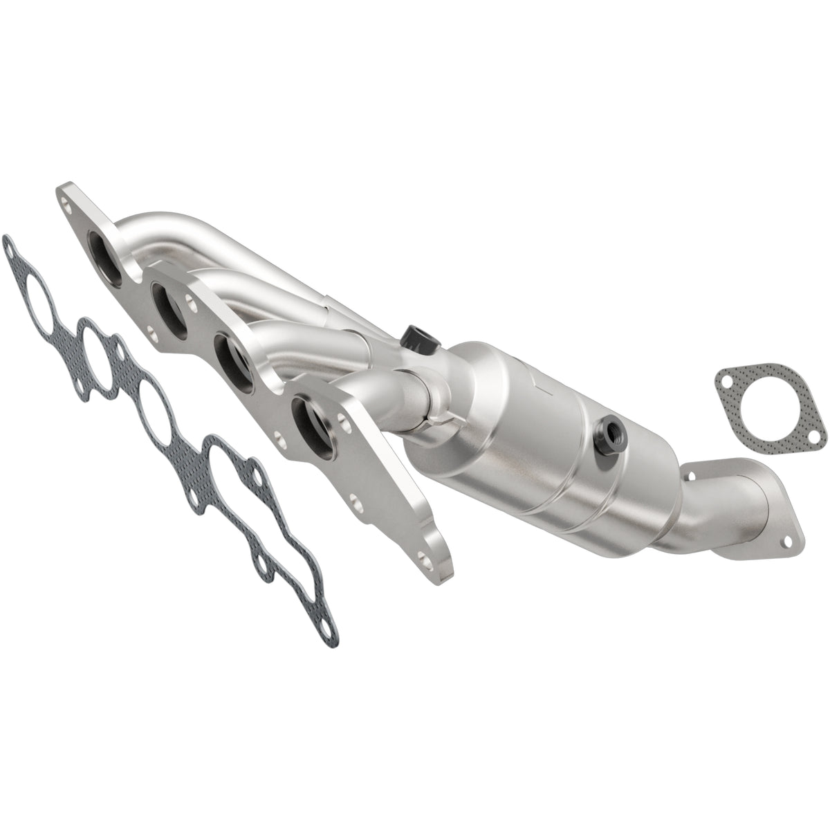 Catalytic Converter with Integrated Exhaust Manifold for HM Grade Federal / EPA Compliant Direct-Fit Manifold Catalytic