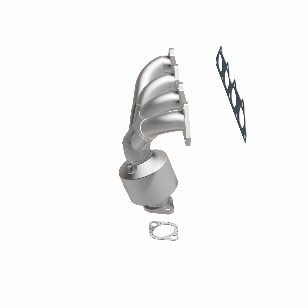Catalytic Converter with Integrated Exhaust Manifold for HM Grade Federal / EPA Compliant Direct-Fit Manifold Catalytic