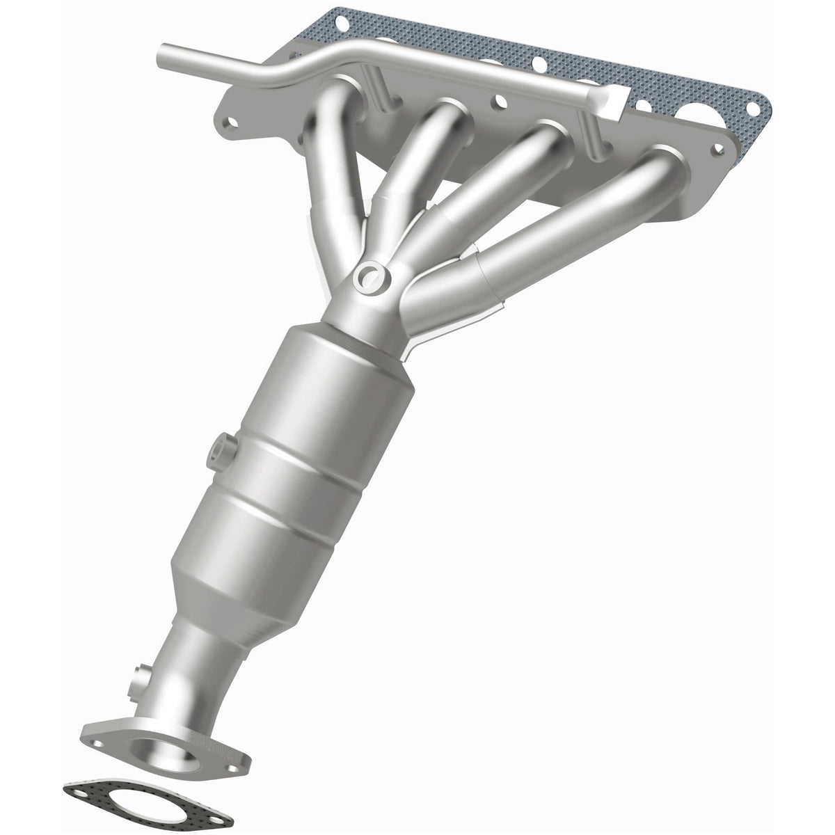 Catalytic Converter with Integrated Exhaust Manifold for HM Grade Federal / EPA Compliant Direct-Fit Manifold Catalytic