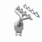 Catalytic Converter with Integrated Exhaust Manifold for HM Grade Federal / EPA Compliant Direct-Fit Manifold Catalytic