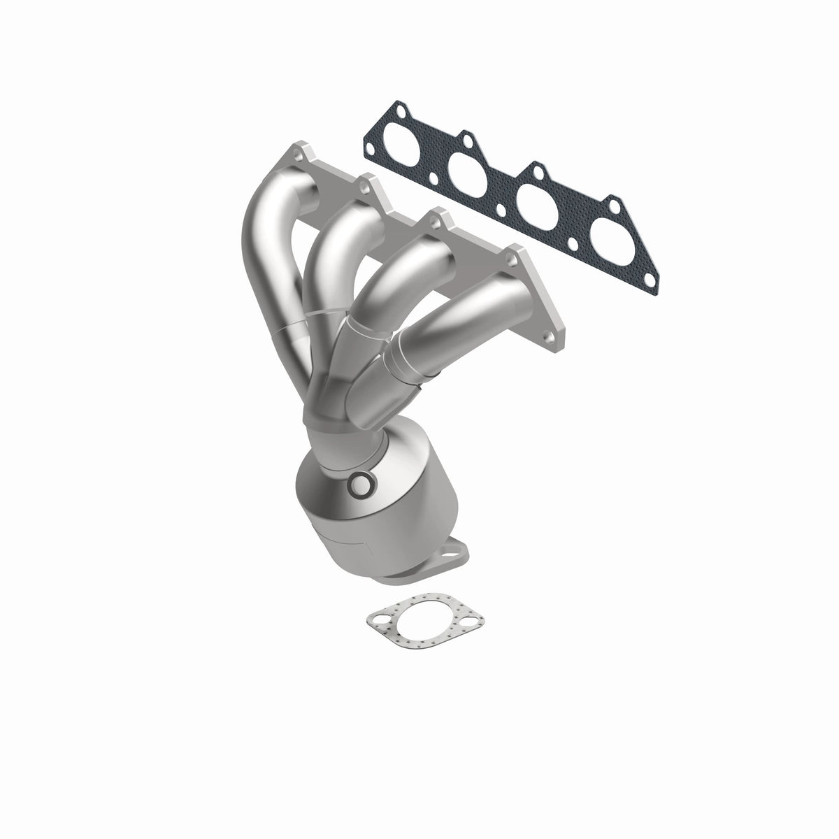 Catalytic Converter with Integrated Exhaust Manifold for HM Grade Federal / EPA Compliant Direct-Fit Manifold Catalytic