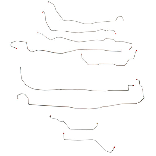 For Hummer H2 2003-2007 Complete Brake Line Kit Steel CBK0003OM-CP