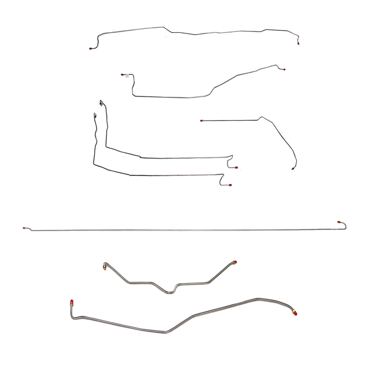 2001-07 Chevrolet Silverado 2500 HD Complete Brake Line Kit Ext Cab/Long Bed CBK0099OM