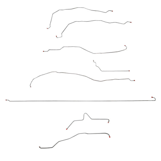 2001-07 Chevrolet Silverado 2500 HD Complete Brake Line Kit Ext Cab Short Bed 6.0L V8 CBK0106SS
