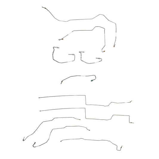 2014-2018 Jeep Cherokee Complete Brake Line Kit 2.4L Steel CBK0708OM