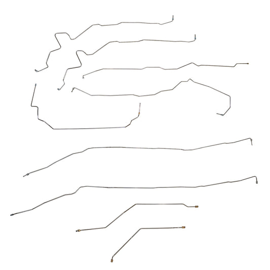 2011 GMC Sierra 2500HD 6.0L, 4WD, Reg w/ Long; Complete Brake Line Kit; Steel CBK0717OM